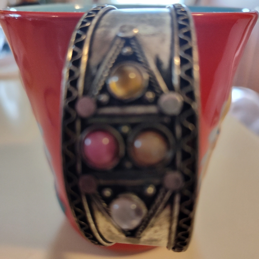 Weathered looking Gypsy Cuff